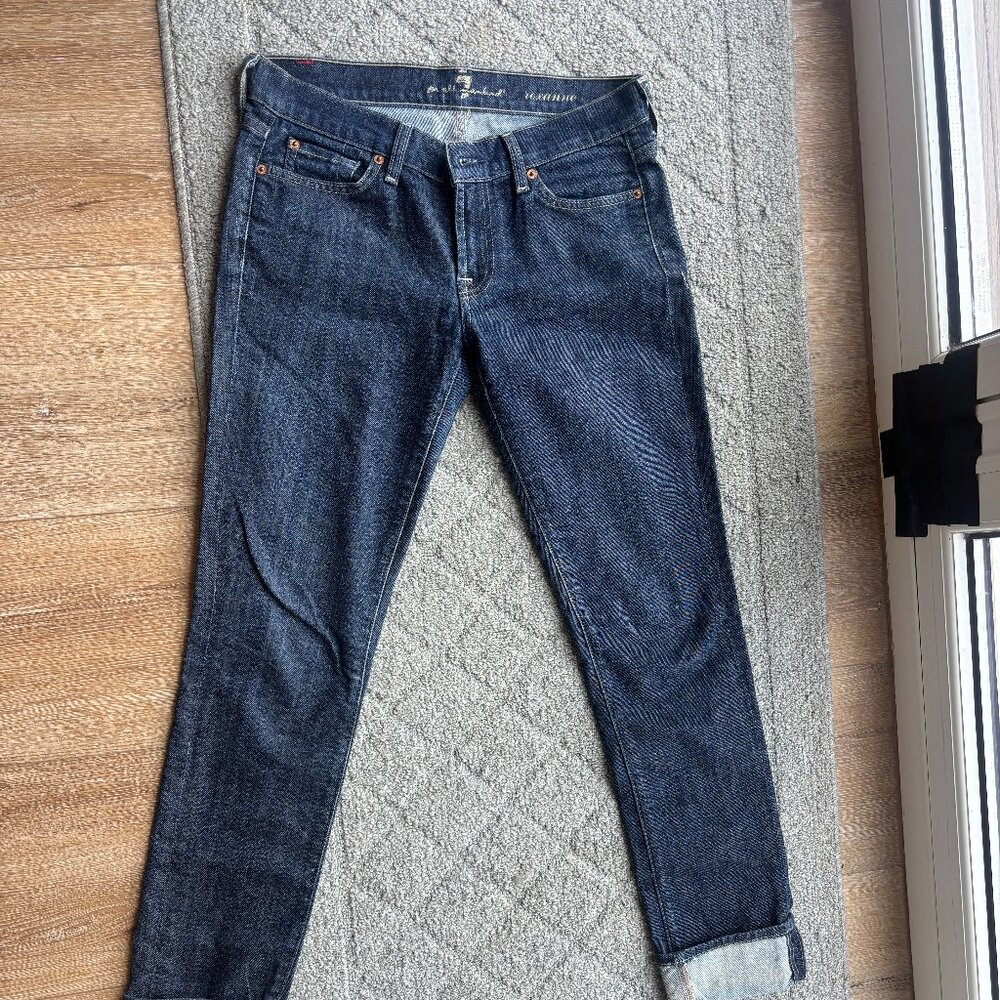 7 For All Mankind - Roxanne Dark Wash Jeans - Sz 28